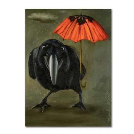 Leah Saulnier 'Ravens Rain 2' Canvas Art,35x47
